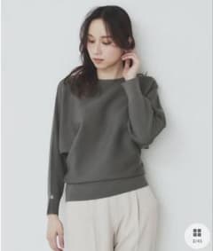 新品タグ付き✨オペークドットクリップ　ドルマンニットのサムネイル