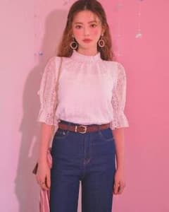 ハイネックレーストップス  GRLのサムネイル