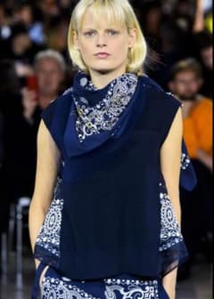 sacai 16SS コレクション バンダナ柄 レース ドッキング ニット sacai 16SS コレクション バンダナ柄 レース ドッキング ニット - メルカリ