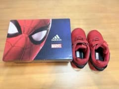 adidas キッズ スニーカー スパイダーマンコラボ 16cm レッドのサムネイル