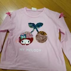 My Melody スパンコール付き長袖カットソー 120cmのサムネイル
