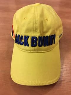 美品 ジャックバニー キャップ イエロー フリーサイズ パーリーゲイツのサムネイル