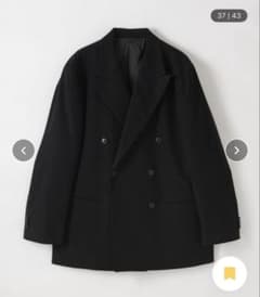 【完売品】Steven Alan ライトモールスキン ダブルジャケット 黒 M 完売品】Steven Alan ライトモールスキン ダブルジャケット 黒 M