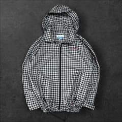 00s Columbia check nylon jacket テック 短丈 L - メルカリ