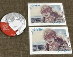 ギヴン CODA:NextVerse 缶バッジ 三月獣 チェキ風カード 佐藤真冬