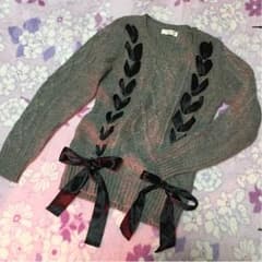 トップス♡グレーニットのサムネイル