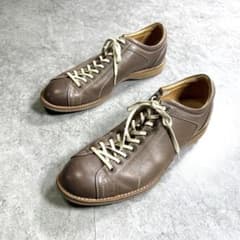 未使用級【REGAL】リーガル/モンキーシューズ/750R/レザースニーカー/茶 未使用級【REGAL】リーガル/モンキーシューズ/750R/レザースニーカー