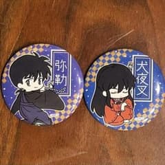 犬夜叉 缶バッジ 100均 和モダン柄 - メルカリ