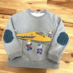 familiarドクターイエロー トレーナー グレー 100センチ - メルカリ
