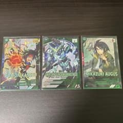アーセナルベース　ユニコーンガンダム＆三日月 & ドモン　3枚セットのサムネイル