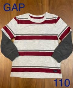 GAP ギャップ　110 Tシャツ 長袖 ボーダーのサムネイル
