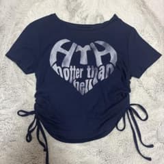 Hotter Than Hell　ホッターザンヘル　Tシャツ　チビT　ハートロゴのサムネイル