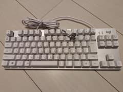 ロジクール　K835ホワイト赤軸のサムネイル