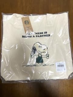 スターバックス✖️スヌーピー　コラボ　トートバッグのサムネイル