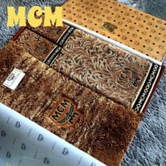 【未使用品】MCM バスタオルセット　箱付きのサムネイル
