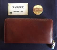 7SENSE ラウンドジップ財布　シェルコードバンno 4のサムネイル