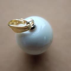 鯨歯 マッコウクジラ 牙玉ペンダントトップ 14㎜ ⑤ - メルカリ