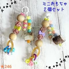 ★*☆鳥さん用おもちゃ＊ミニおもちゃ２個セット★*☆のサムネイル