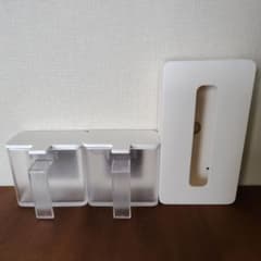 山崎実業　マグネット調味料入れ 2個 マグネットティッシュケース セットのサムネイル