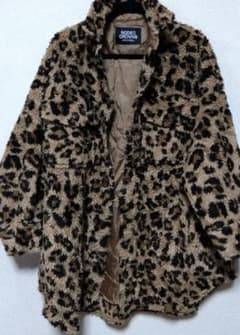ロデオ　ヒョウ柄　レオパード　ボアジャケット　美品のサムネイル