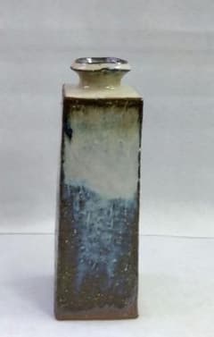 茶道具 花入 萩焼 四方 大華山 鳥雲窯 納富晋 新品 納富鳥雲 - メルカリ