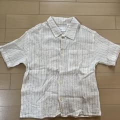 ZARA 110ストライプ柄 半袖シャツのサムネイル