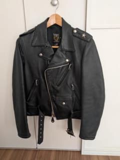 Schott レディースワンスター黒　ラムレザーライダースジャケット213uｗのサムネイル