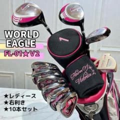 美品♪】ワールドイーグル レディースゴルフクラブセット 初心者 右