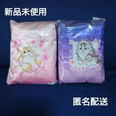 mofusand 巾着入りブランケット 桜満開 2種セット