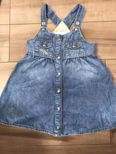 DIESELデニムワンピース ジャンパースカートのサムネイル