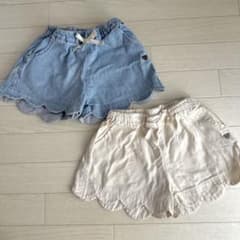 apres les cours スカラップショートパンツのサムネイル