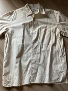 UNIQLO U ボクシーシャツ 半袖 ベージュ Lのサムネイル