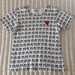 PLAY COMME des GARCONS 総柄 Tシャツ Mサイズのサムネイル