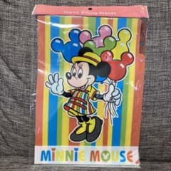 ディズニー　ミニーマウス　クリアファイル　レトロ　Disney ディズニーランドのサムネイル