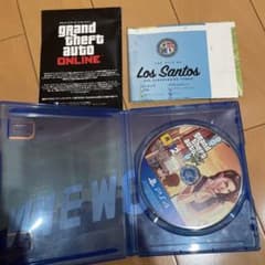 特典用紙＆地図解説書付PS4 グランドセフトオート5 GTA5 動作確認済のサムネイル