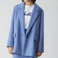 アルアバイル ルルウィルビー モヘヤシャギーハーフ チェスターコート