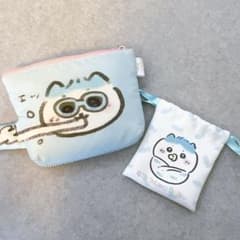 2点セット【ちいかわベビー】ハチワレ ポーチ／巾着