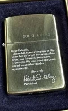 Zippo 50th Anniversary Solid Brassのサムネイル