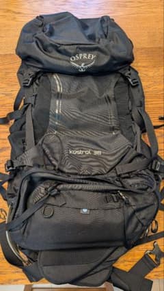 Osprey Kestrel 38 バックパック ブラック　M/Lサイズのサムネイル