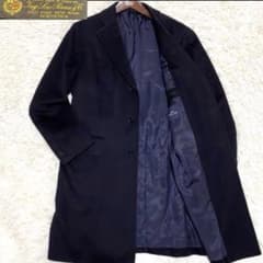 未使用品✨SHIPS シップス　ロングコート　チェスター　ロロピアーナ　ネイビー SHIPS Loro Piana Storm System生地 ウールチェスターコート ネイビ