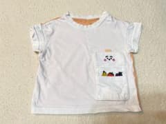 ベビー Tシャツ ホワイト オレンジのサムネイル