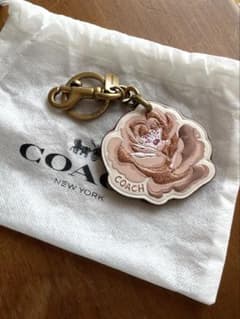 [新品　未使用] 保存袋付き　COACH コーチ　キーホルダー、バッグチャームのサムネイル