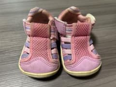 ベビーサンダル ピンク パープル　イフミーのサムネイル