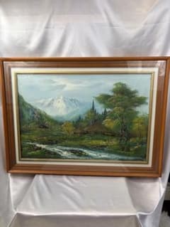 油彩画】特大サイズ 風景画 93.5cm 5068 - メルカリ