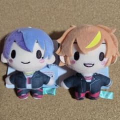 青柳冬弥 東雲彰人　ふわぷち ミニぬいぐるみ　Vivid BAD SQUAD プロジェクトセカイ カラフルステージ! feat. 初音ミク ふわぷち ミニ