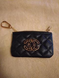 新品未使用　CHANEL ノベルティ　黒いキルティングケース、キーケース m16755692709_1.jpg?1764367172