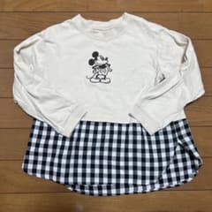 プティマイン ディズニー ミッキー 長袖トップスのサムネイル