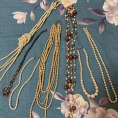 【訳あり】ネックレス 7点まとめ売り（レトロ・リメイク用）のサムネイル