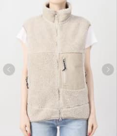 ドゥーズィエムクラス ボア ベスト ベージュ - メルカリ