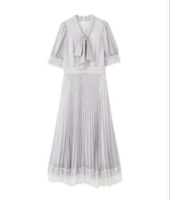 JILL by JILL STUART ストライプ ボウタイワンピース レースのサムネイル